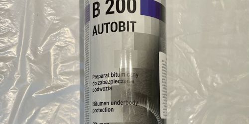 APP B200 AUTOBIT 1L Bitumenes Alvázvédő Ecsettel felvihető ragasztó és tömítőanyag. 1900Ft